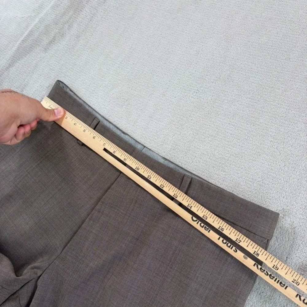 Banana Republic Classic Fit Dress Trousers Pants in Brown 100% Wool Men 34x32‎